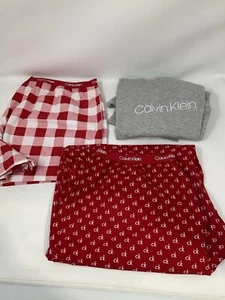 Pigiama Calvin Klein set 3 pezzi nuovo con etichetta taglia XL - Foto 1 di 2