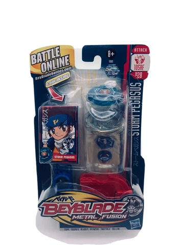 Beyblade Metal Fusion Storm Pegasus Attack 105RF BB-28 Hasbro with Sealed MISB Cover