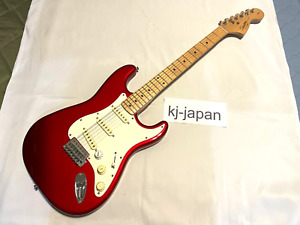 Squire by Fender Stratocaster Electric Guitar Red color Working tested Excellent