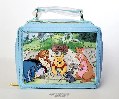 🚦Loungefly Disney Winnie The Pooh & Friends Fall Lunch Box Crossbody Bag - New! - Image 1 of 4