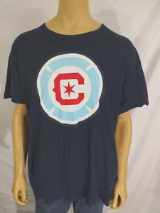 CHICAGO FIRE FC T Shirt by MITCHELL & NESS Men's XXL Blue SS MLS Soccer Football - Picture 1 of 8