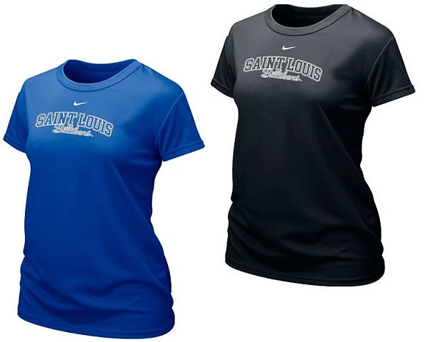Nike (Womens Ladies) NCAA Saint Louis Billikens St SLU Dri Fit Athletic Shirt - Image 1 of 1