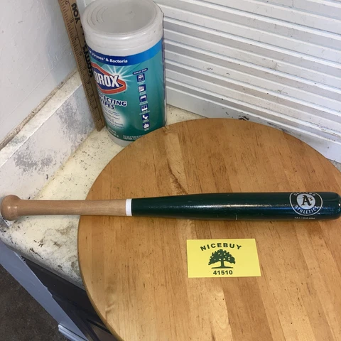 2004 Oakland A's Athletics 18” Miniature Bat, Money Ball Era Chavez, Tejada, Etc Cover