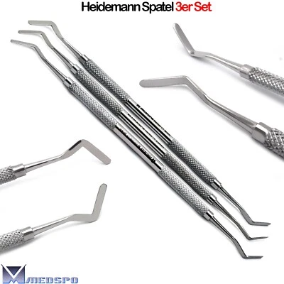 MEDSPO Heidemann Spatel Zementspatel Zahnsonde Dental Modellierspatel Füllunginstrument