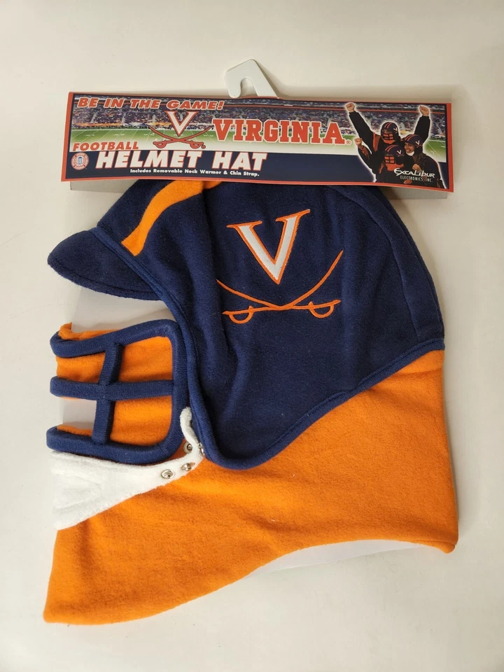 Excalibur Electronics Virginia College Football Fan Helmet Hat Warm Beanie