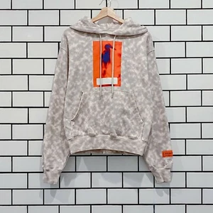 SUDADERA CON CAPUCHA HERON PRESTON CENSURADA RUIDO GARZA BEIGE NARANJA ÚLTIMAS TALLAS XS M L XL - Imagen 1 de 3