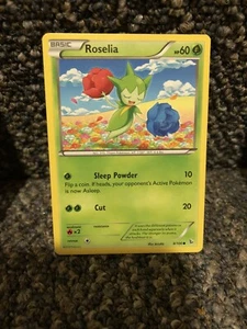 Pokemon XY Flashfire Roselia Basic Stage Card - Picture 1 of 4