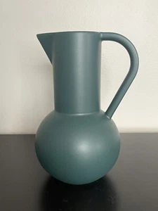 Raawii Strom Jug Earthenware In Green Gables Size Medium 9.25"H x 6" Dia. - Picture 1 of 9