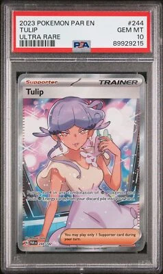 PSA 10 Tulip Ultra Rare #244 2023 Pokemon Par Paradox Rift 89929215 - Image 1 of 2