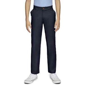 2 qty Wonder Nation Uniform Pants Boys Size 6 Navy Flat Front  NEW x2 pairs - Picture 1 of 3