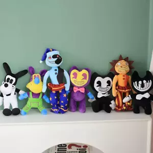 Bendy and the Ink Machine Plush Toy Boris Alice Angel Stuffed Doll Kids Gift - Picture 1 of 24