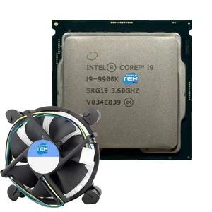 Intel Core I9-9900K Processor CPU 3.60GHZ Max 5.00GHZ 8C/16T 95W TDP Gaming - Picture 1 of 6