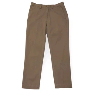 Pantalones chinos Polo Ralph Lauren para hombre 32x30 calce clásico frente plano marrón caqui - Imagen 1 de 12
