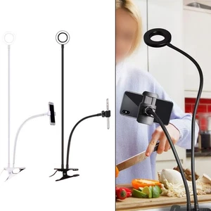 LED Schreibtischlampe mit Handyhalterung ideal zum Fotografieren und Streaming - Picture 1 of 14