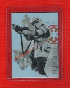 Scarif Trooper 2016 Topps Star Wars Rogue One Mission Briefing Foil #7 - Picture 1 of 2