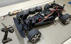 Kyosho Mercedes C-Class DTM EP Version - Vintage With 6-ch DumboRC 2.4ghz Radio - Picture 1 of 15