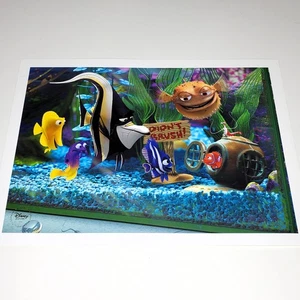 Alla ricerca di Nemo litografia branchia gonfio gorgoglio bolle Disney Store stampa Pixar 10x14 - Foto 1 di 3