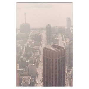 Foto von NYC Skyscaper Steam - 1980er Manhattan Urban Highrise Dachansicht - Bild 1 von 2