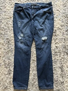 Torrid Premium Jeans Gr. 16 R Skinny Distressed dunkelblau - Bild 1 von 5