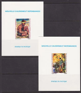New Caledonia Sc C191-C192, Maury 236-237 MNH 1983 Paintings, de luxe Proofs, VF - Picture 1 of 1