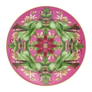 Wedgwood Wanderlust Pink Lotus Plate Dish 20cm Wedding Gift Tableware Japan New - Picture 1 of 1