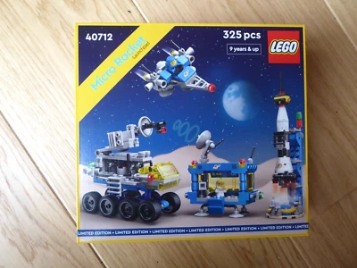 LEGO 40712 Micro Rocket Launchpad Edición Limitada - BNISB NUEVO Caja Sellada de Fábrica Foto 1 de 4