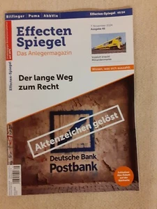 Zeitschrift Effecten Spiegel - Das Anlegermagazin Ausgabe 45/2024 - Bild 1 von 1