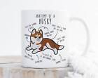 Red Husky Coffee Mug Cute Siberian Husky Gift Wolf Lover Dog Cup Gift For Her