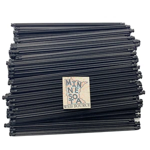 100 NEW Knex Black Rigid Rods 7-1/2" Long - Standard 7.5" K'nex ReplacementParts - Picture 1 of 3