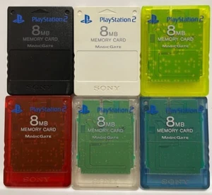 Sony PlayStation 2 PS2 Official OEM MagicGate 8MB Memory Card SCPH-10020 - Picture 1 of 15