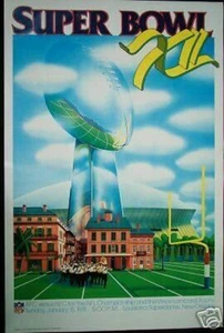 1977 MCDONALDS SUPER BOWL XII POSTER - Picture 1 of 1