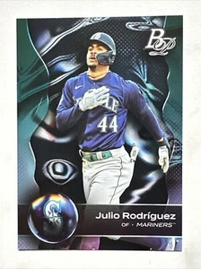 Bowman Platinum #25 Julio Rodríguez Seattle Mariners Emerald 2023 - Imagen 1 de 2