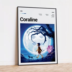 Coraline Movie Film Poster Art Print - Picture 1 of 2