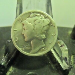 CIRCULATED,VG IN GRADE,1936P MERCURY DIME (123119)1.....FREE DOMESTIC SHIPPING