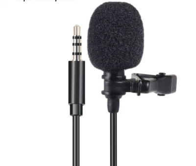PROFESSIONAL Lavalier Lapel Microphone Mic For iPhone Android&Windows Smartphone - Image 1 of 4