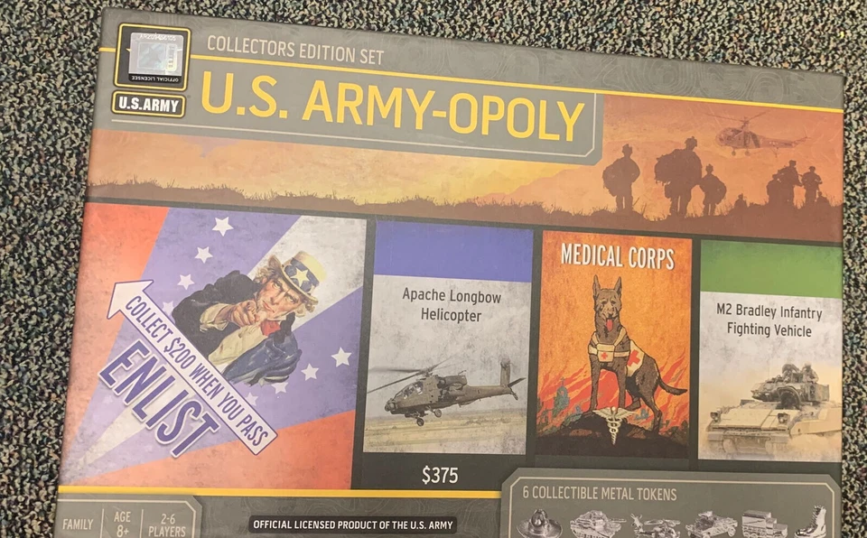 MasterPieces 41598 U.s Army Opoly Board Game