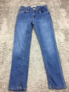Levis 511 Slim Fit Jeans Boys Size 14 Reg Blue Denim Dark Wash - Picture 1 of 14
