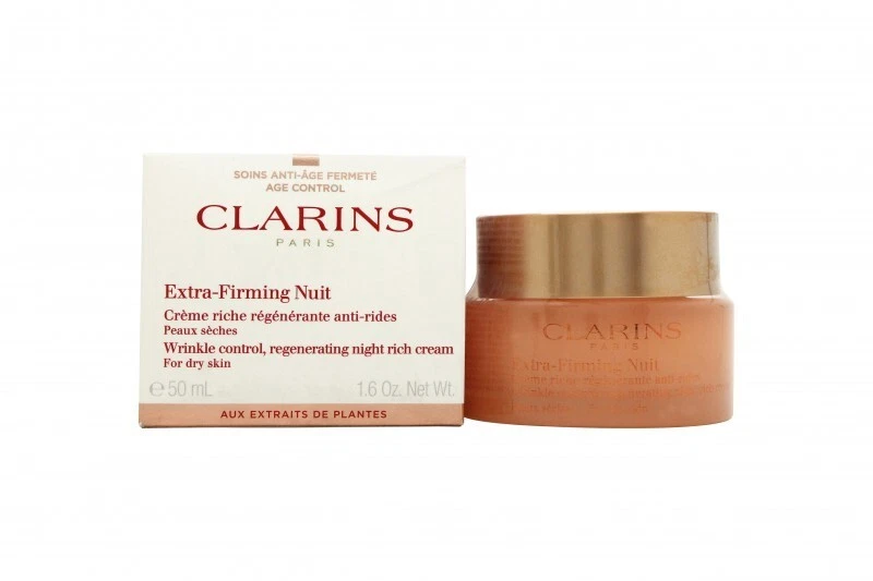 Crema de Noche Extra Reafirmante Clarins - Para Piel Seca - 1.6 OZ - Nueva En Caja Sellada Foto 1 de 4