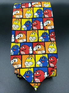 2009 MARS Candy "M&M's Characters" Necktie One Size Fits Most 100% Polyester EUC - Picture 1 of 24