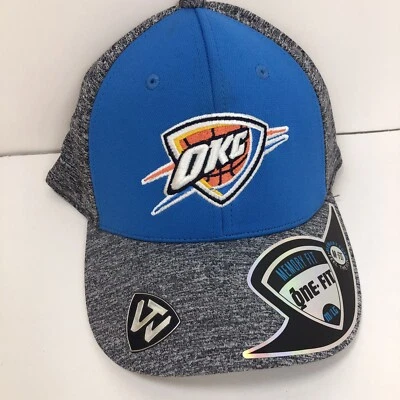 Oklahoma Thunder M/LG Memory Fit One Fit Cap Hat. Foto 1 de 4