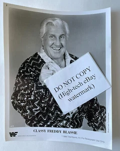 Vintage 1988 WWF Press Promo Classy Freddy Blassie Photo Steve Taylor - Picture 1 of 6