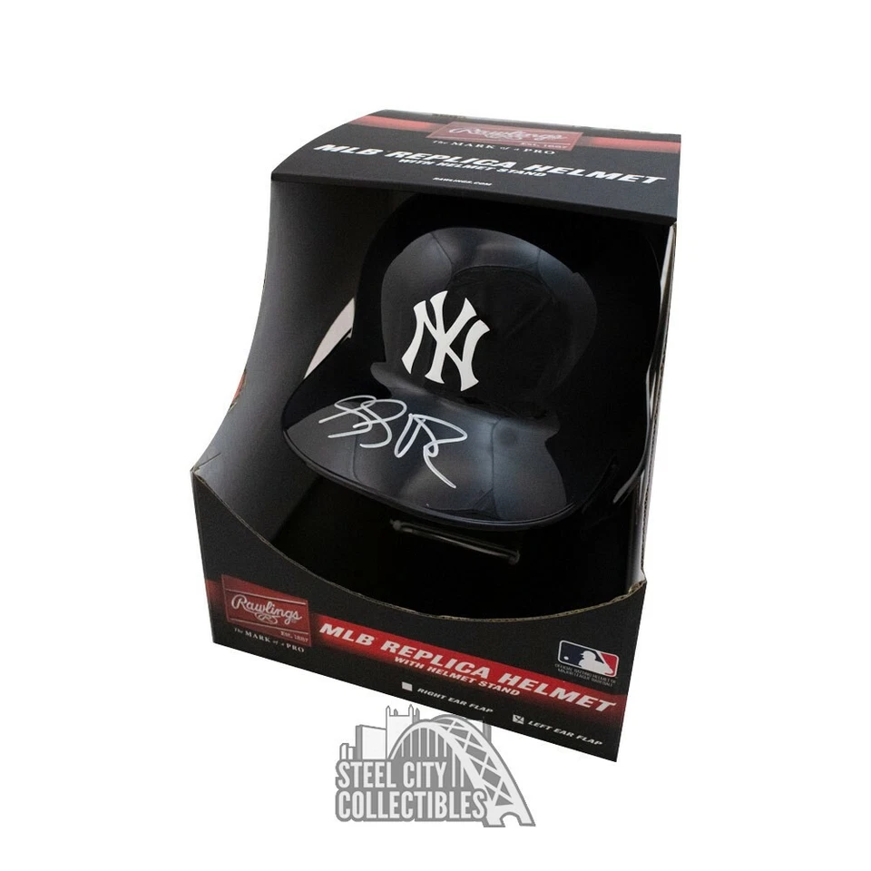 Luke Voit Autographed New York Yankees Replica Full-Size Batting Helmet Fanatics - Image 1 of 1