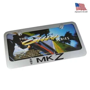 Lincoln MKZ Chrome Brass License Plate Frame - Bild 1 von 3
