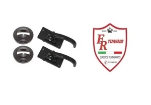 KIT MANIGLIE INTERNE APRIPORTA NERE FIAT 500 R - Picture 1 of 1