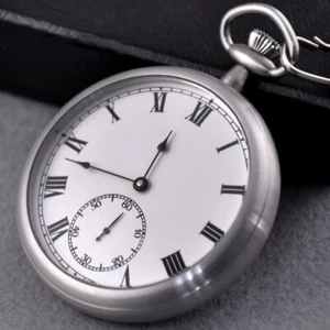 Luxury Antique Pocket Watch Mechanical Hand-winding Open Face Retro Roman No. - Picture 1 of 8