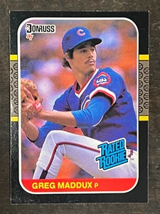 1987 Donruss #36 Greg Maddux Rated Rookie RC - EX-NM - HOF - Chicago Cubs - Picture 1 of 2