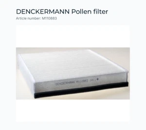 Pollen filter for FORD VOLVO DENCKERMANN M110883 - Picture 1 of 2