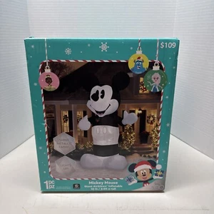 Disney 100th Anniversary 10 ft Mickey Xmas Giant Airblown Inflatable LightUp NIB - Picture 1 of 7