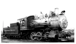 25EE827 RP NORTHERN PACIFIC RAILROAD 0-6-0  LOCO #1126 - Picture 1 of 1