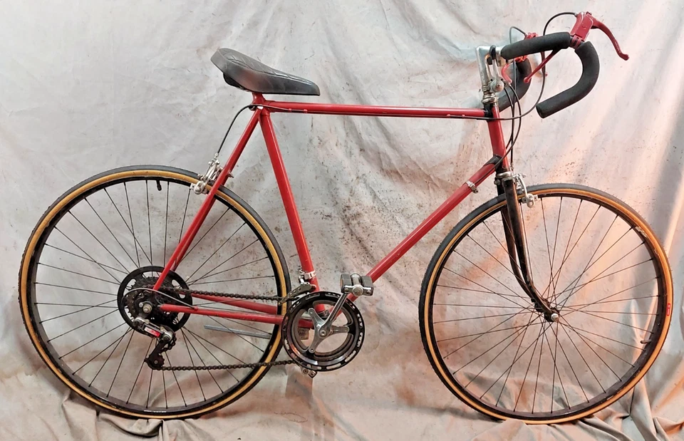 72' Raleigh Grand Prix Touring Road Bike 61cm X-Large Lugged Steel Cafe Commuter - Image 1 of 4